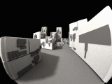 3DMax里超广角镜头怎么打鱼眼？