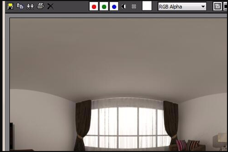 3dmax里怎么才能渲染出720度全景图