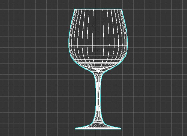 3DMax怎么制作玻璃高脚杯模型