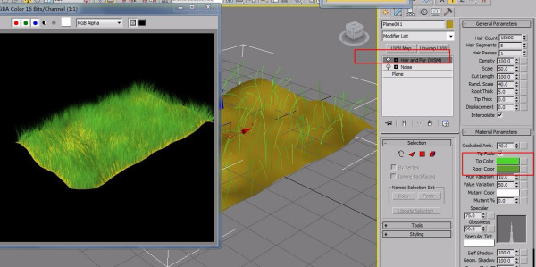 3DMax怎么做草地