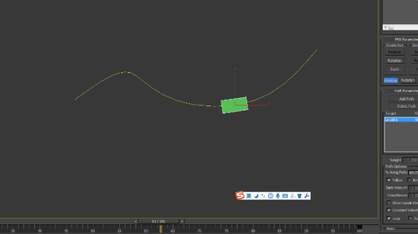 3DMax怎么让汽车模型沿一条路径运动？