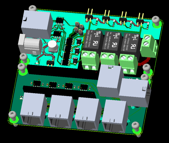 如何制作一张印刷电路板(pcb)的3D渲染效果图？