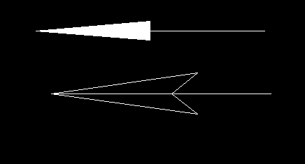 cad2007箭头如何画?