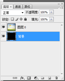 Photoshop时把背景弄成黑色怎么弄？