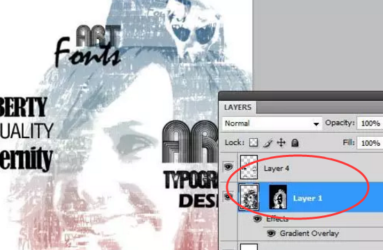 Photoshop怎么制作简单的海报？