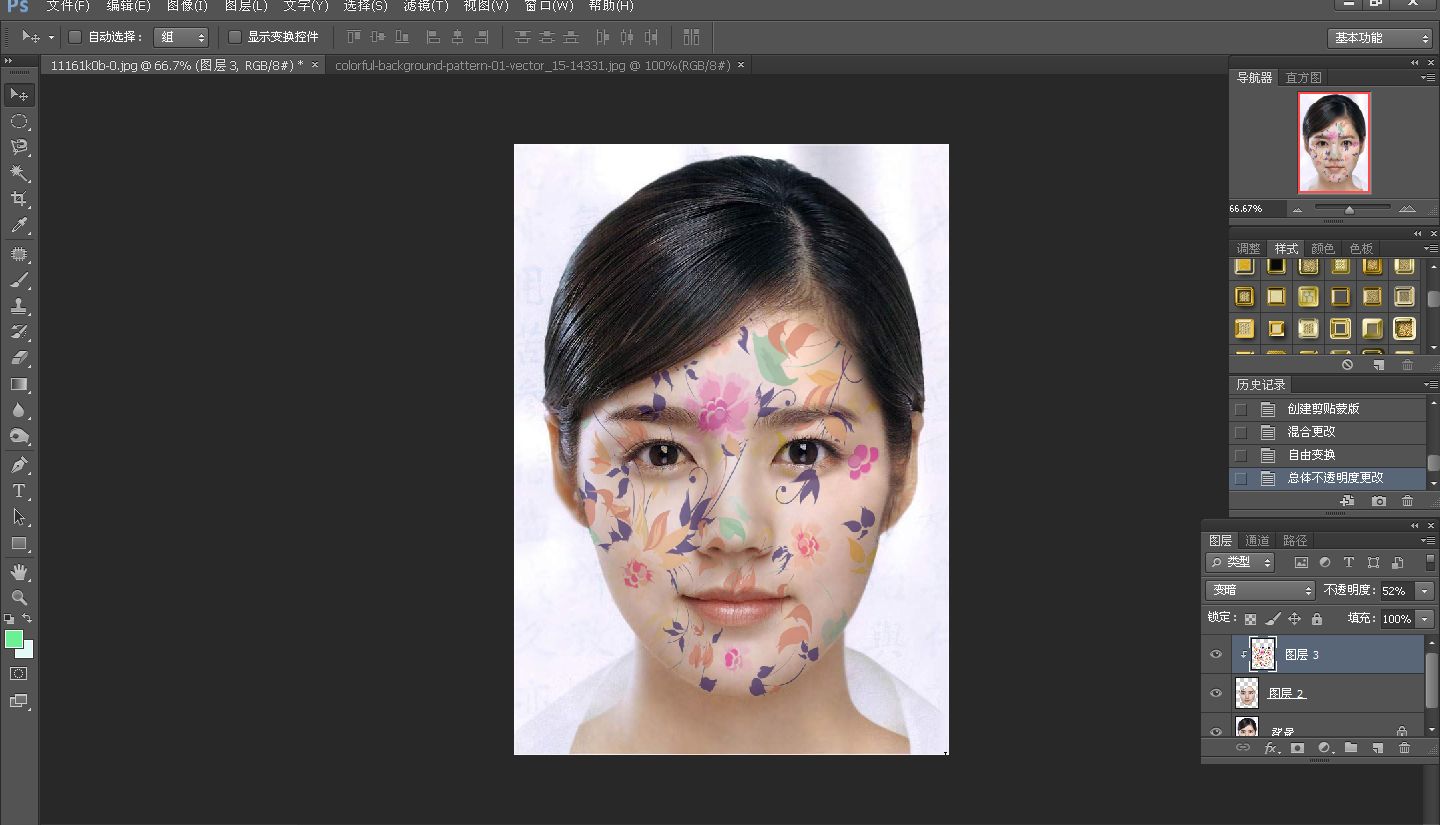 ps教程人脸水花_3d溜溜网