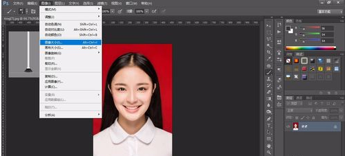 请问怎么用Photoshop制作排版打印一寸照片？