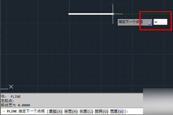 CAD怎么改变多段线线宽？