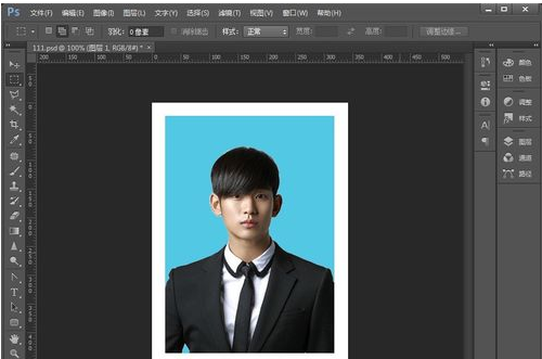 怎么在Photoshop设置一寸照片的尺寸大小？