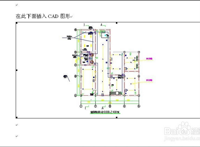 如何把画好的CAD图形插到Word中去啊？