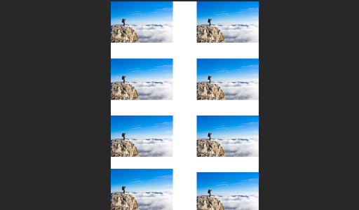 怎么用photoshop排版,把多张图片在a4纸上打印?
