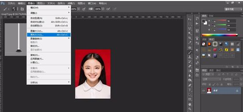 请问怎么用Photoshop制作排版打印一寸照片？