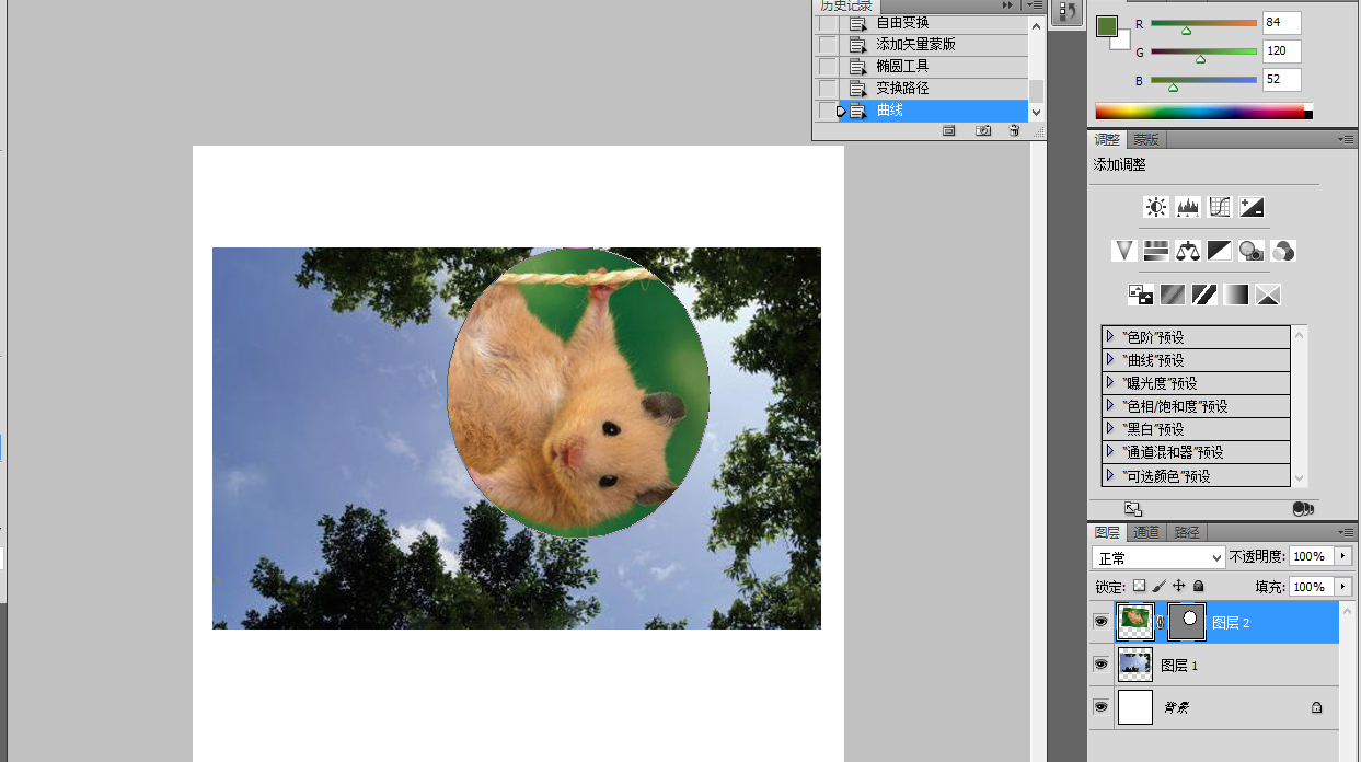 Photoshop中的矢量蒙版怎么用？
