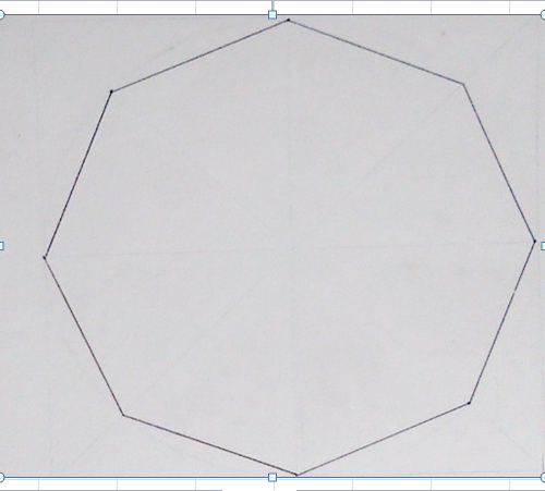 立体八角形的画法图片