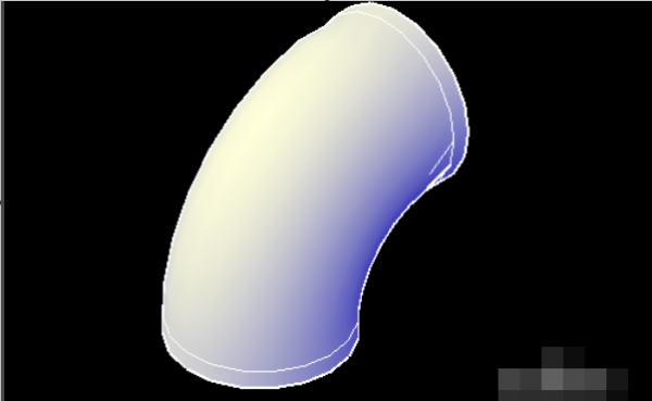 CAD如何画出管道弯曲？