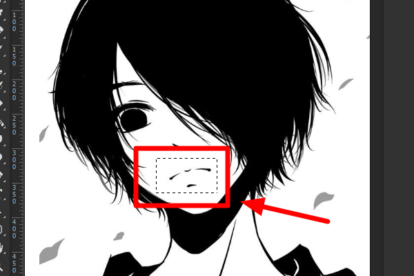 Photoshop 怎么删除选区内的内容？