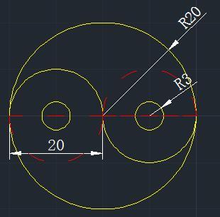 用CAD2010画太极图如何画？