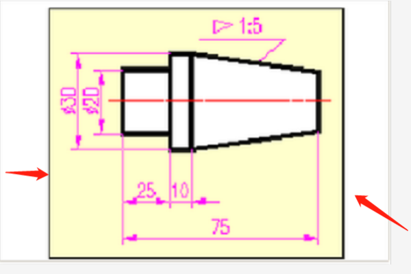 CAD画锥度线如何画？