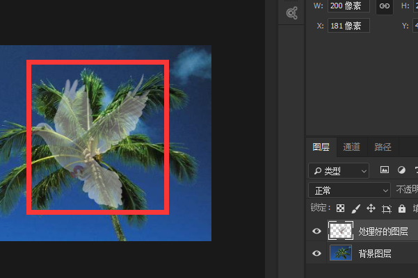 Photoshop怎么让图片实现半透明？