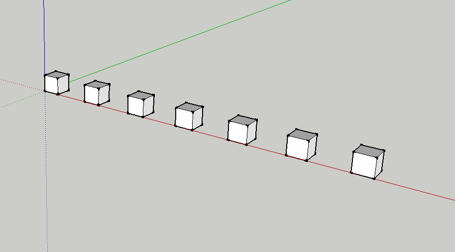 如何用SketchUp的阵列？