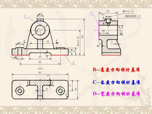 倒角画法及标注图片