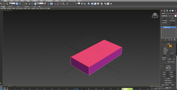 3DMax如何画这个长方形？