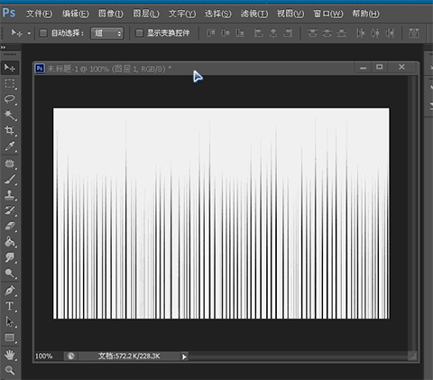 photoshop画漫画怎么制作速度线?