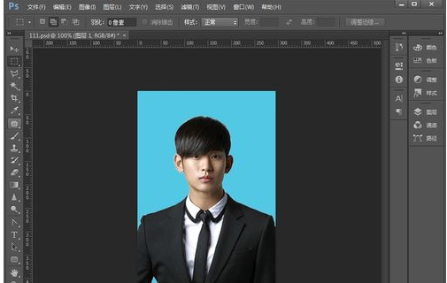 怎么在Photoshop设置一寸照片的尺寸大小？