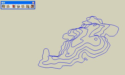 SketchUp里山体地形怎么做