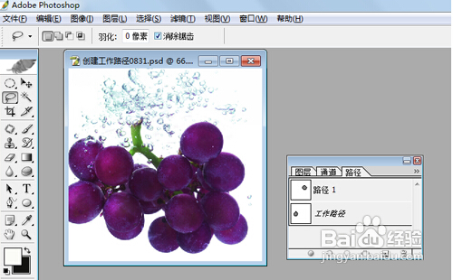 Photoshop怎么描边路径？
