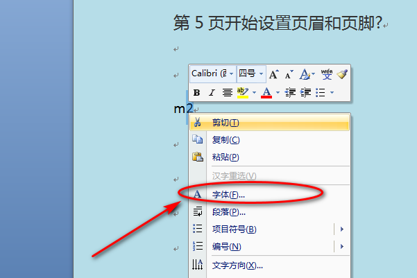 平方米的单位符号怎么用Word 打出来？