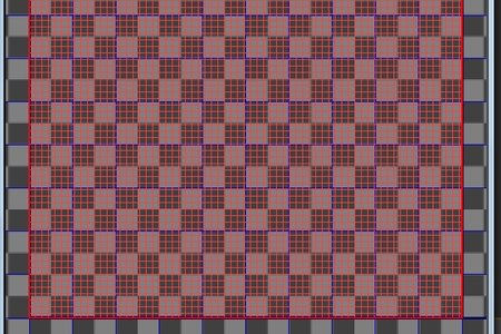 3dmaxuvw展开怎么在模型上显示棋盘格?