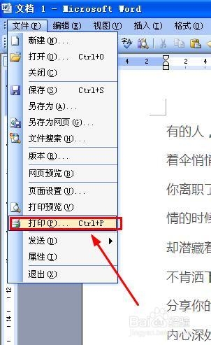 怎样缩小Word的打印比例？
