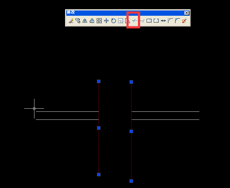 CAD2014墙体如何画？画好了用什么办法打断？