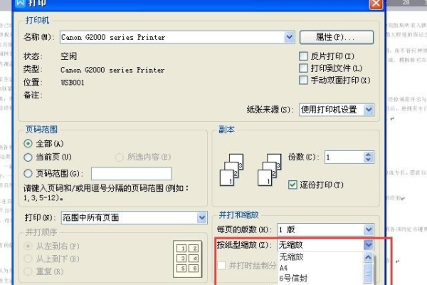 Word怎么将两页缩印打印到一张纸上？