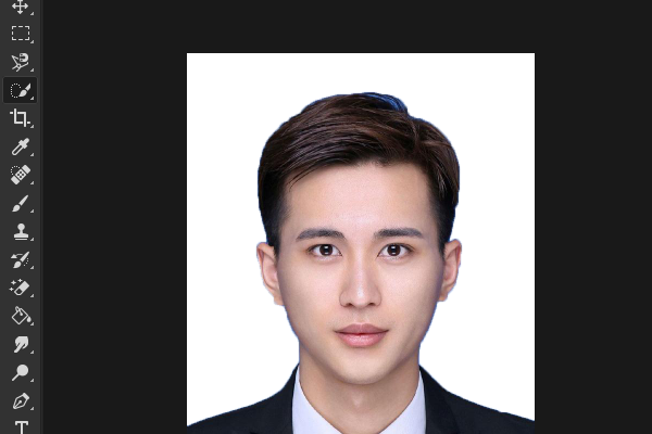怎么用ps把证件照的背景换成白色?