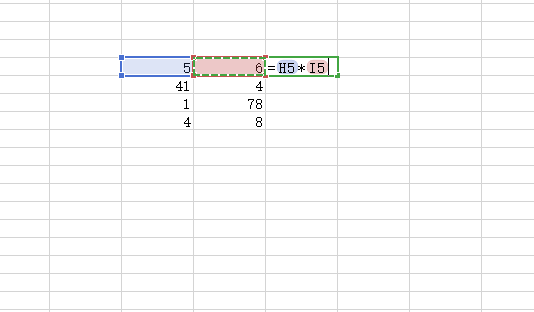 Excel电子表格如何横列自动相乘？