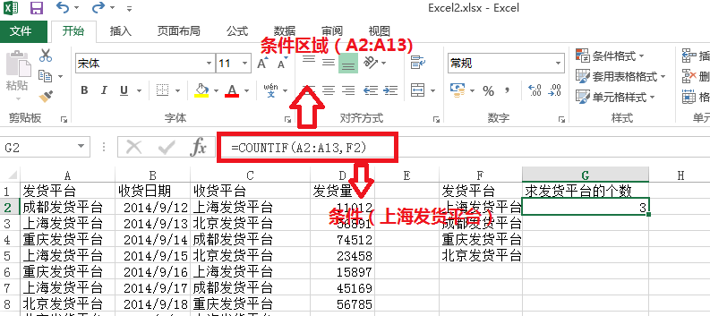 countif函数如何用？