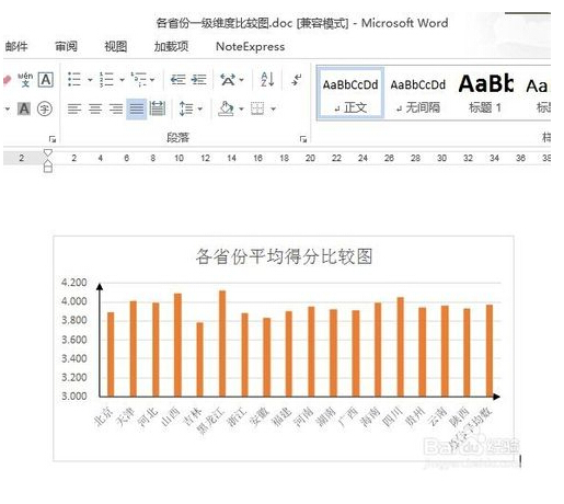 如何将Excel图表导入到Word中？