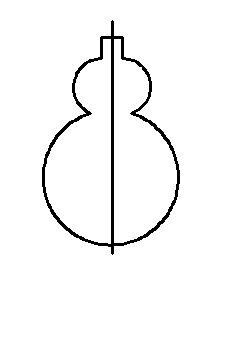 如何在CAD里画葫芦？
