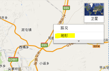 谷歌地图如何生成地形图？