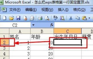 Word2007版 如何锁定表格第一行？