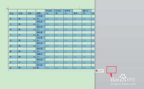 如何调整Word表格在一页？