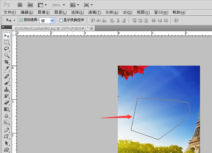 Photoshop怎么加选区？