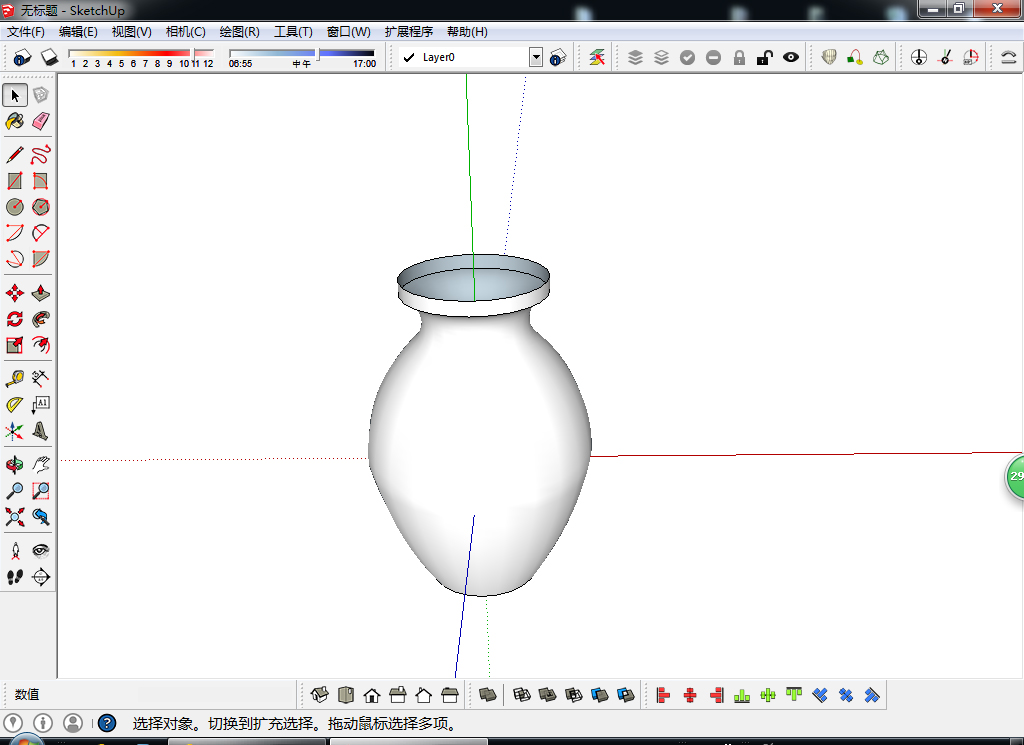 SketchUp能画花瓶吗？