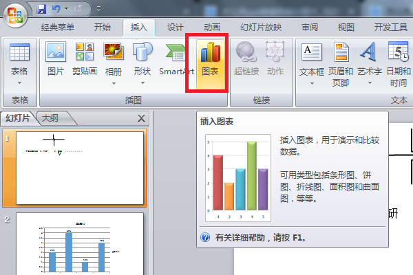 怎么用PPT做扇形统计图？
