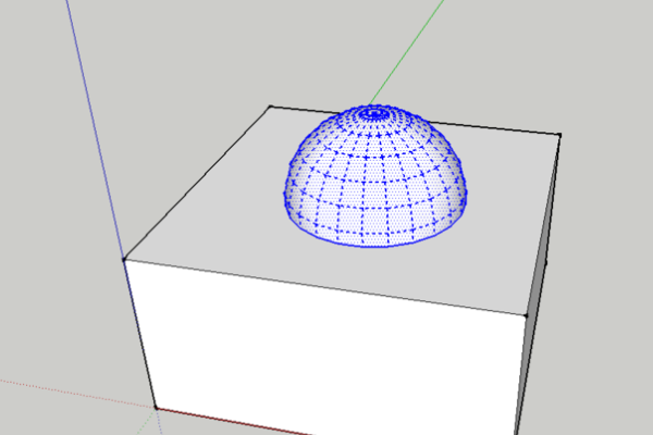 SketchUp模型交错怎么删除多余的线和面？