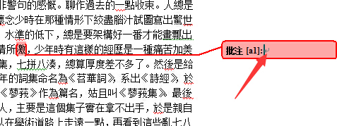 苹果版Word文档怎么加批注？