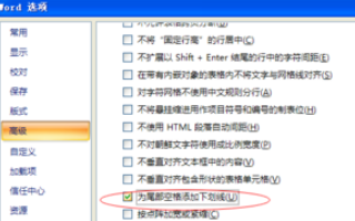 Word空白处下划线怎么打不出来？