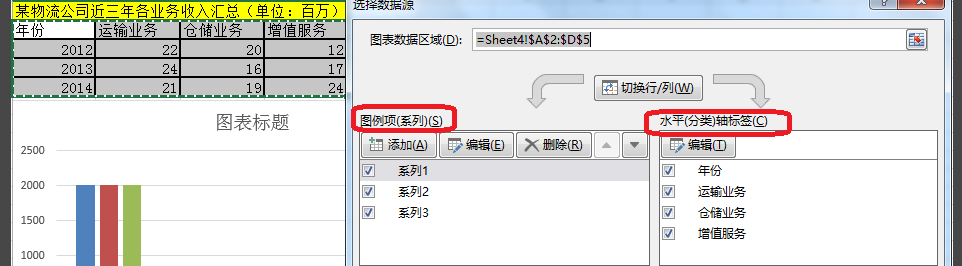Excel图表横坐标设置如何做？